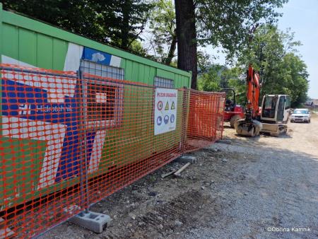 Sanacija pragu na vodotoku Kamniške Bistrice (1)